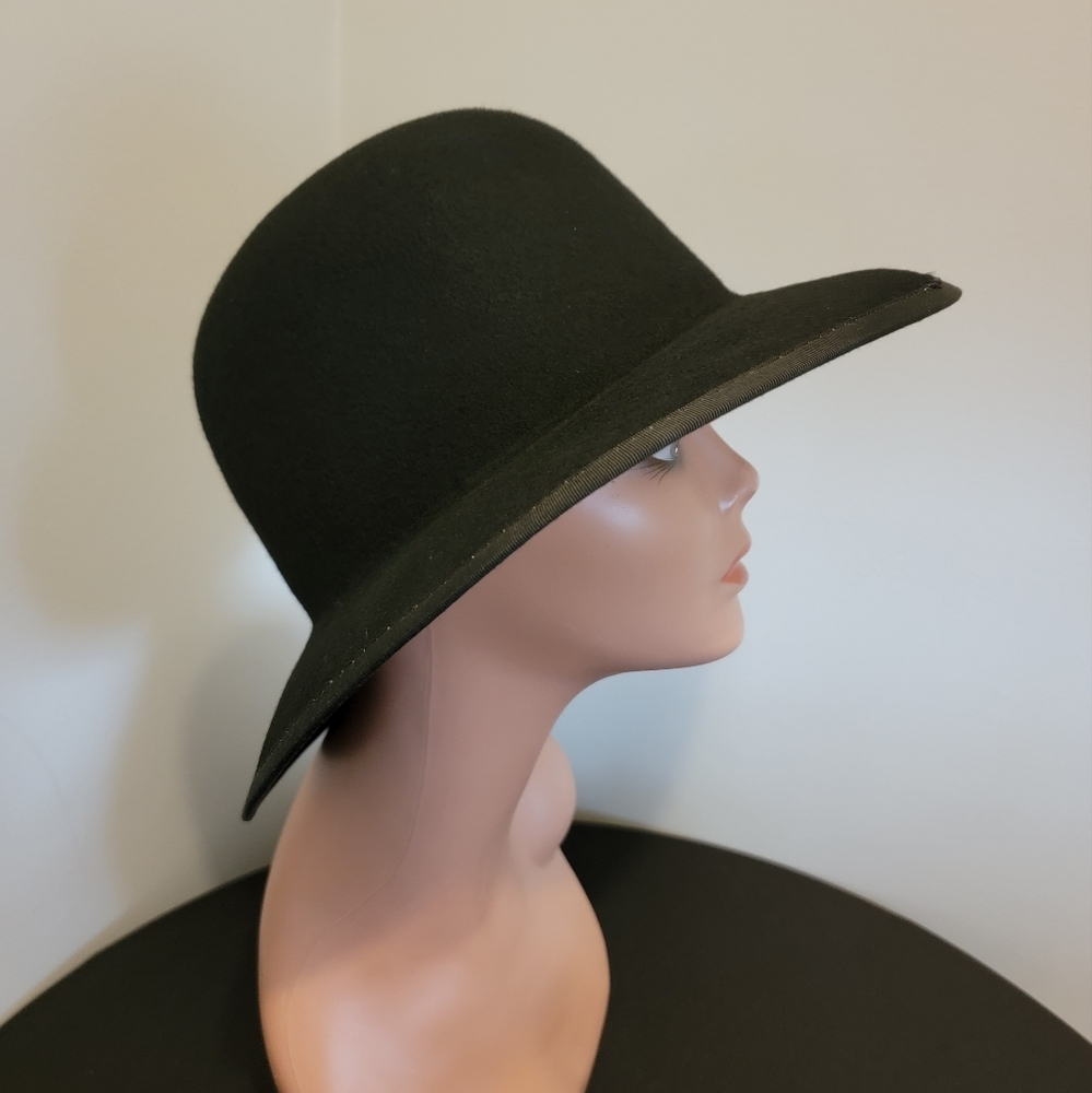 J. Crew 100% Wool Fedora Black Size XL 23" - Picture 8 of 13